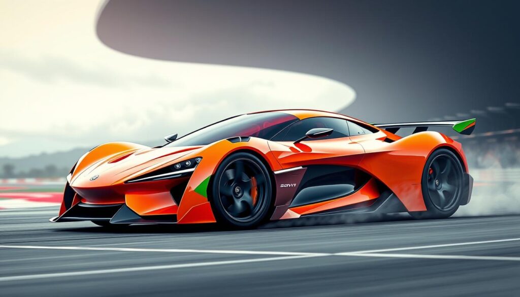 Desain aerodinamis mobil sport
